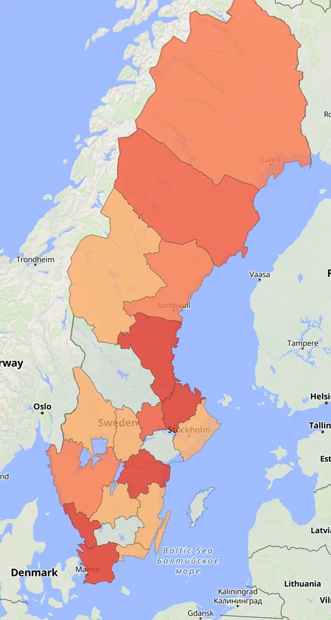 Fjällgås observationskarta