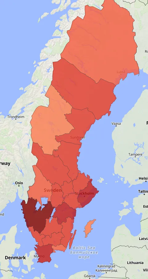Mindre strandpipare observationskarta