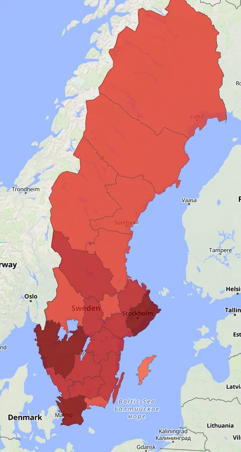 Fiskgjuse observationskarta