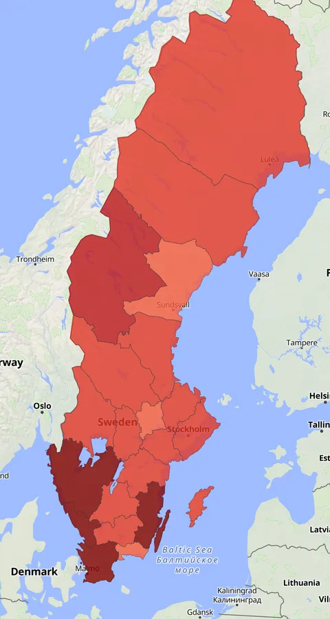 Ljungpipare observationskarta