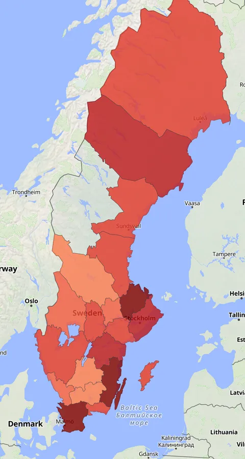Skräntärna observationskarta