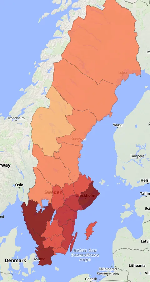 Smådopping observationskarta