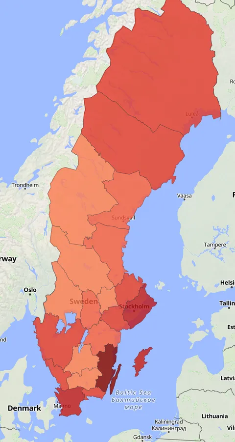 Alfågel observationskarta