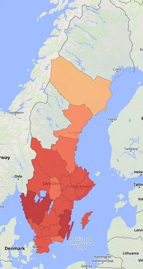 Nattskärra observationskarta