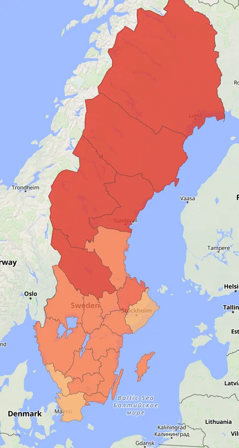 Pärluggla observationskarta