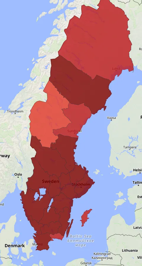 Grågås observationskarta