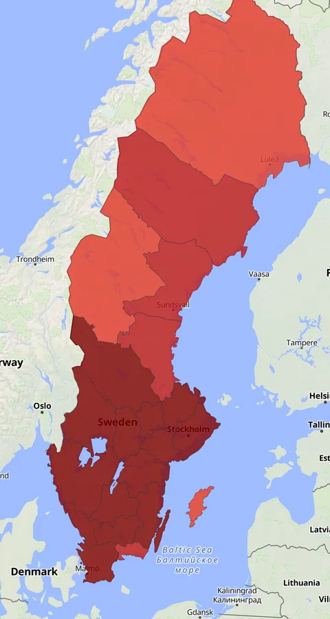 Ormvråk observationskarta