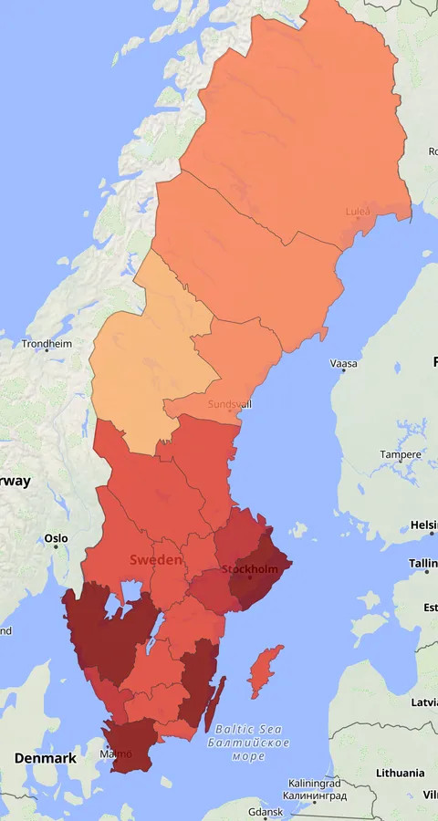 Vattenrall observationskarta