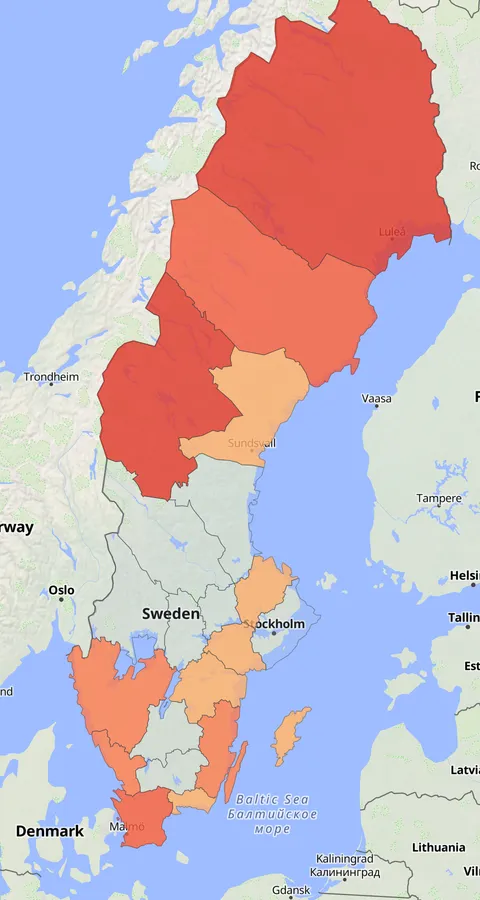 Fjällabb observationskarta