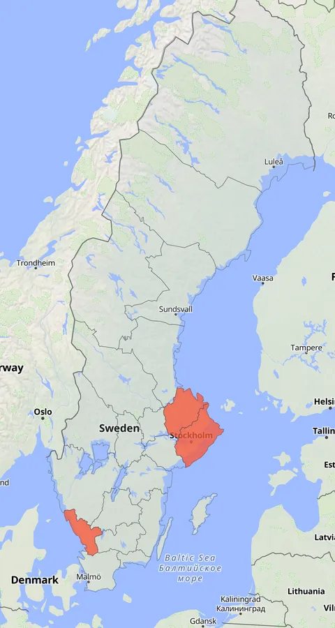 Mindre sumphöna observationskarta
