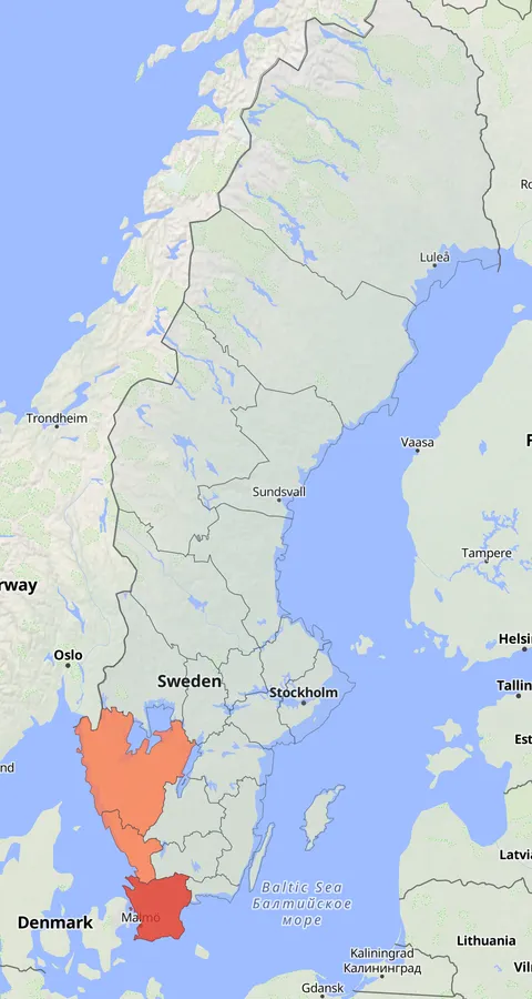 Grålira observationskarta