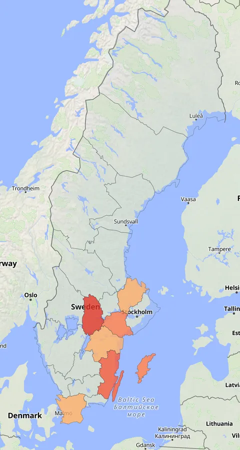 Sibirisk tundrapipare observationskarta
