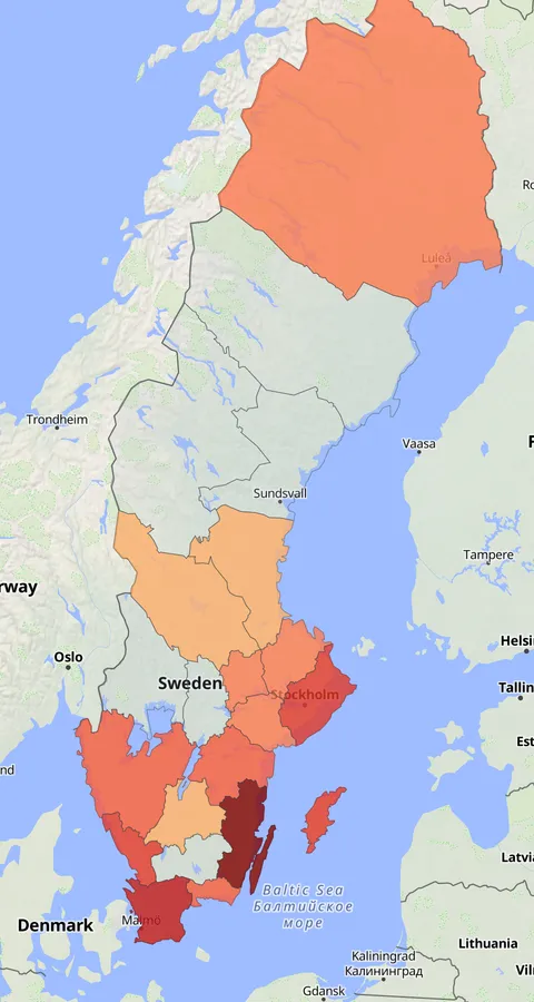 Kaspisk trut observationskarta