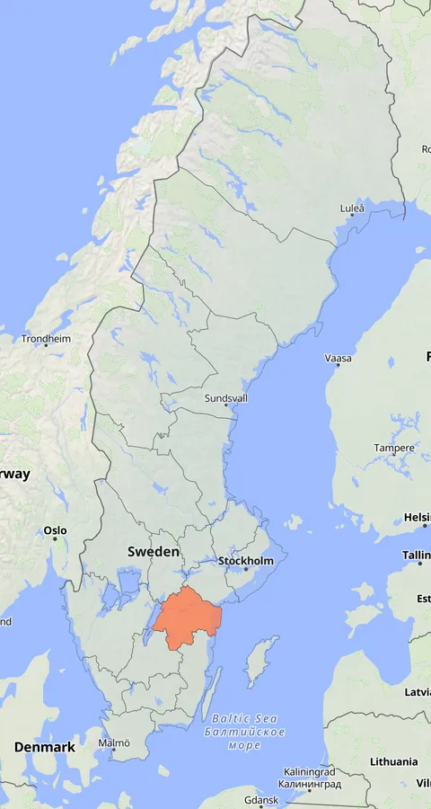 Skäggtärna observationskarta