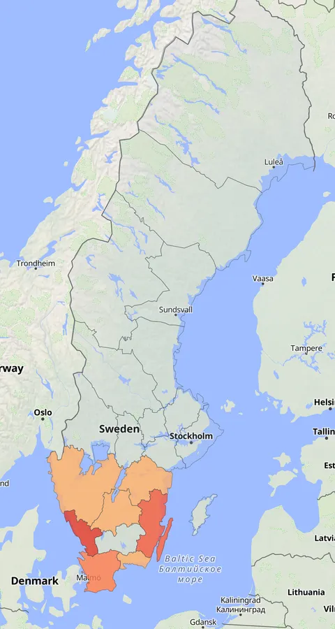 Vattenpiplärka observationskarta