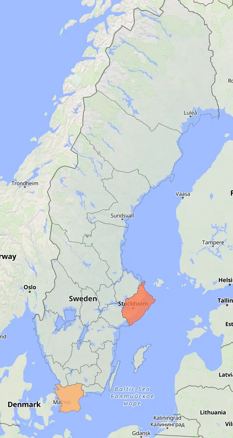 Videsångare observationskarta