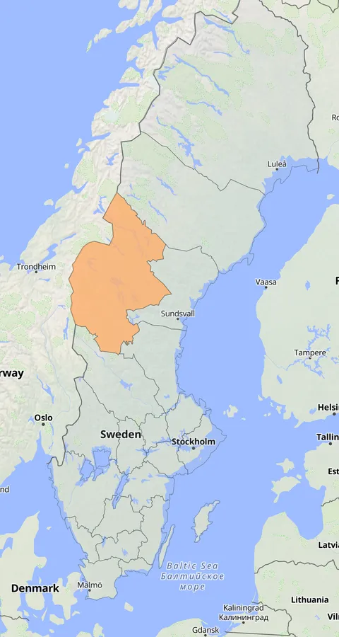 Svarthuvad sparv observationskarta