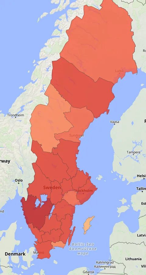Spetsbergsgås observationskarta