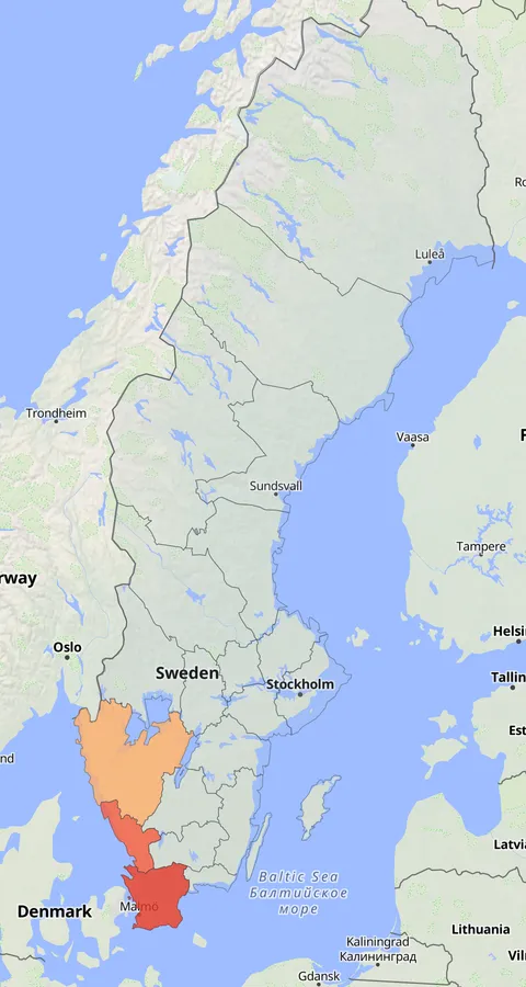 Nilgås observationskarta
