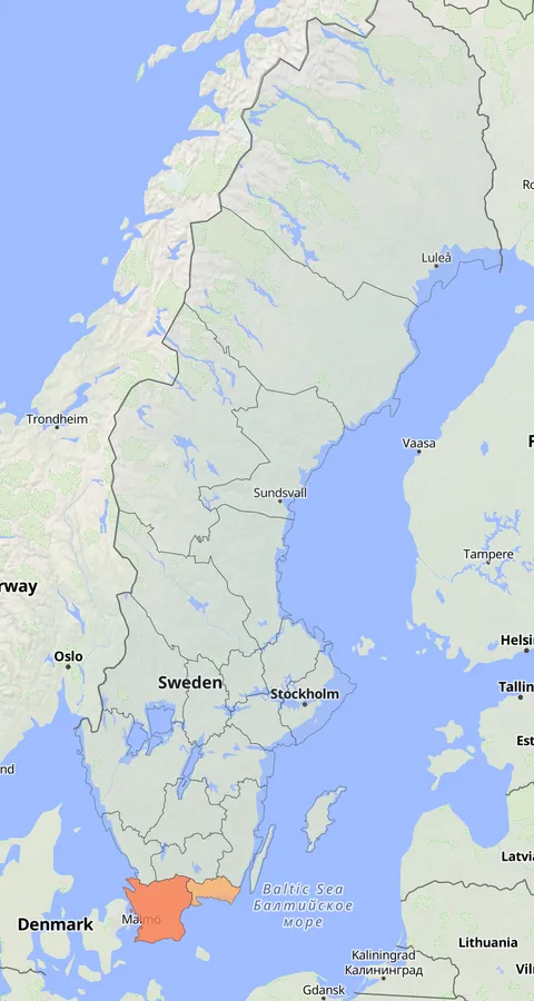 Rödhöna observationskarta